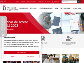 'urjc.es' screenshot
