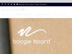 'myboogieboard.com' screenshot