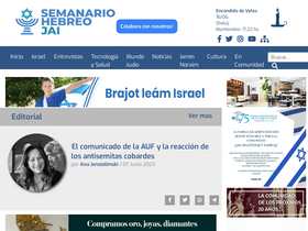 'semanariohebreojai.com' screenshot