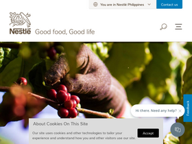 'nestle.com.ph' screenshot