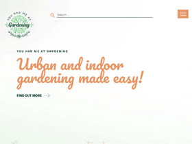 'youhadmeatgardening.com' screenshot