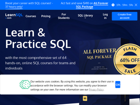 'learnsql.com' screenshot