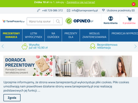 'tanieprezenty.pl' screenshot
