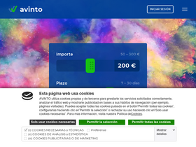 'avinto.es' screenshot