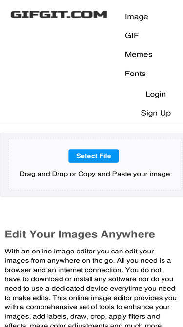 Gifgit - Free Online Image Editor