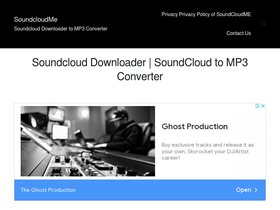 'soundcloudme.com' screenshot