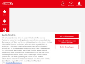 'nintendo.de' screenshot