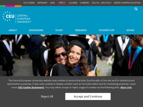 'ceu.edu' screenshot