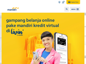 'mandirikartukredit.com' screenshot