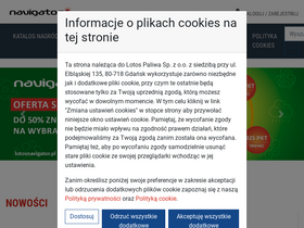 'lotosnavigator.pl' screenshot