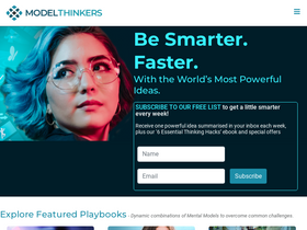 'modelthinkers.com' screenshot