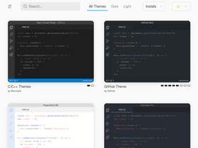'vscodethemes.com' screenshot