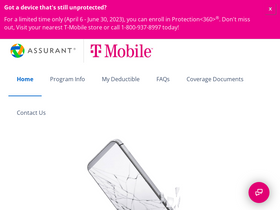 'mytmoclaim.com' screenshot