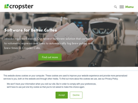 'cropster.com' screenshot