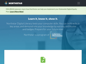 'digitalliteracyassessment.org' screenshot