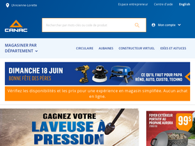'canac.ca' screenshot