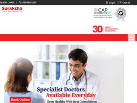 'surakshanet.com' screenshot