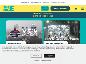 'thebige.com' screenshot