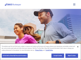 'runkeeper.com' screenshot