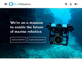 'bluerobotics.com' screenshot