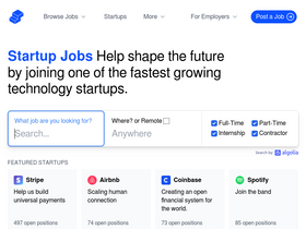 'startup.jobs' screenshot