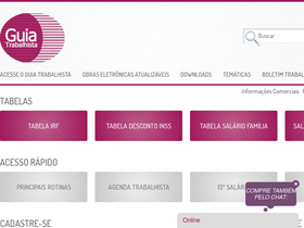 'guiatrabalhista.com.br' screenshot