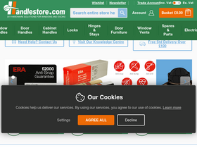 'handlestore.com' screenshot