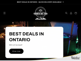 torontohottubs.com homepage screenshot