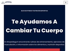 'atopedegym.com' screenshot