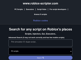 'roblox-scripter.com' screenshot