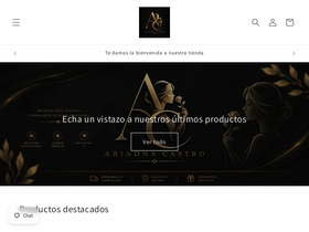 ariadna-castro.com homepage screenshot