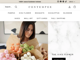 Contempee homepage screenshot
