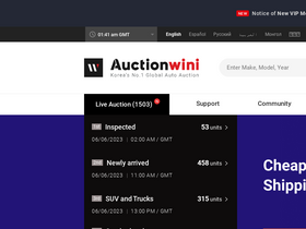 'auctionwini.com' screenshot