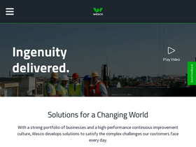 'wesco.com' screenshot