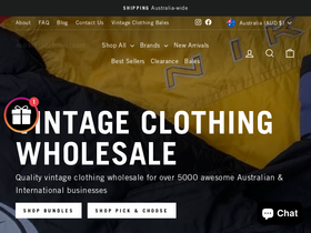 Aus Vintage Wholesale Pty Ltd website screenshot