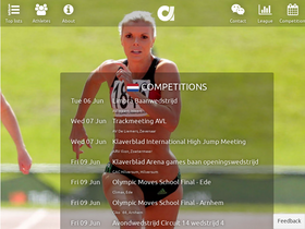 'atletiek.nu' screenshot