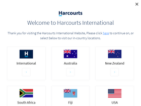 'harcourts.net' screenshot