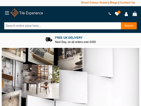 'tileexperience.co.uk' screenshot
