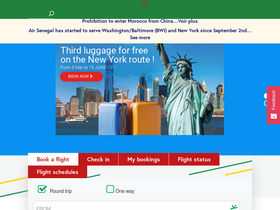 'flyairsenegal.com' screenshot