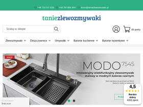 'taniezlewozmywaki.pl' screenshot