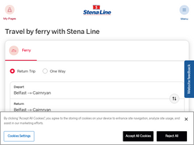 'stenalinetravel.com' screenshot