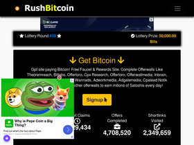 'rushbitcoin.com' screenshot