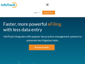 'infotrack.com' screenshot