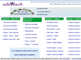 'eduteach.es' screenshot