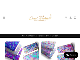 sweetticklesshop.com homepage screenshot