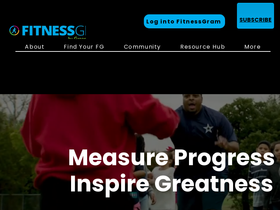 'fitnessgram.net' screenshot