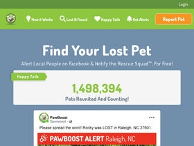 'pawboost.com' screenshot