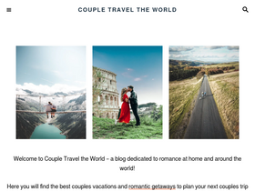 'coupletraveltheworld.com' screenshot