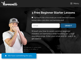 'harmonica.com' screenshot