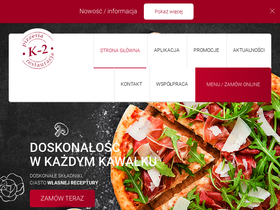 'pizzeria-k2.pl' screenshot